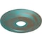 Ekena Millwork Adonis Ceiling Medallion (Canopies up to 10 1/4"), 16 1/8"OD x 3 5/8"ID x 1"P, Copper Green Patina CM16ADCGS - alternate 4